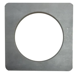 PN 10057 P-TANIUM™ GALVANIZED TRIM PLATE 4 INCH DIAMETER HOLE