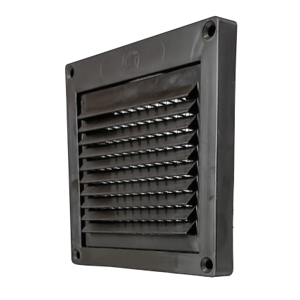 PFL348 Plastic Fixed Louver Mini Louver Hood with 1/8-in Screen Product Image