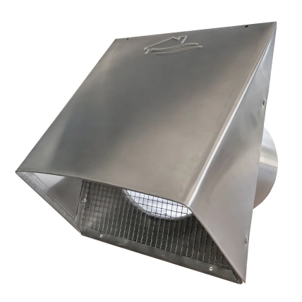 AWM604 Aluminum Heavy Gauge Hood with 1/4-in x 1/4-in Screen Product Image