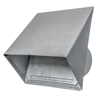 GWM724 P-Tanium™ Paintable Heavy Gauge Hood with Flapper and 1/4-in Screen Product Image