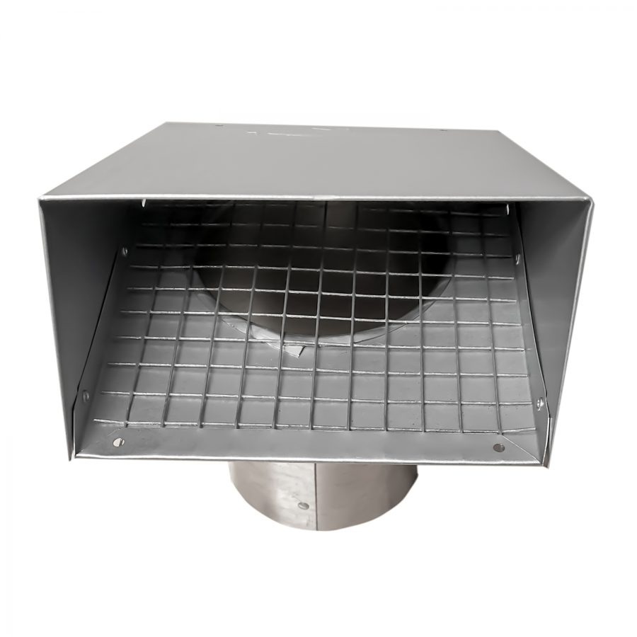 GWM602 Galvanized Wide Mouth Heavy Hood with 1/2